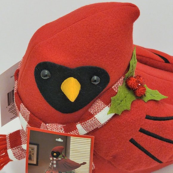 Holiday Time Holiday New Cardinal Red Bird Christmas Tree Topper W